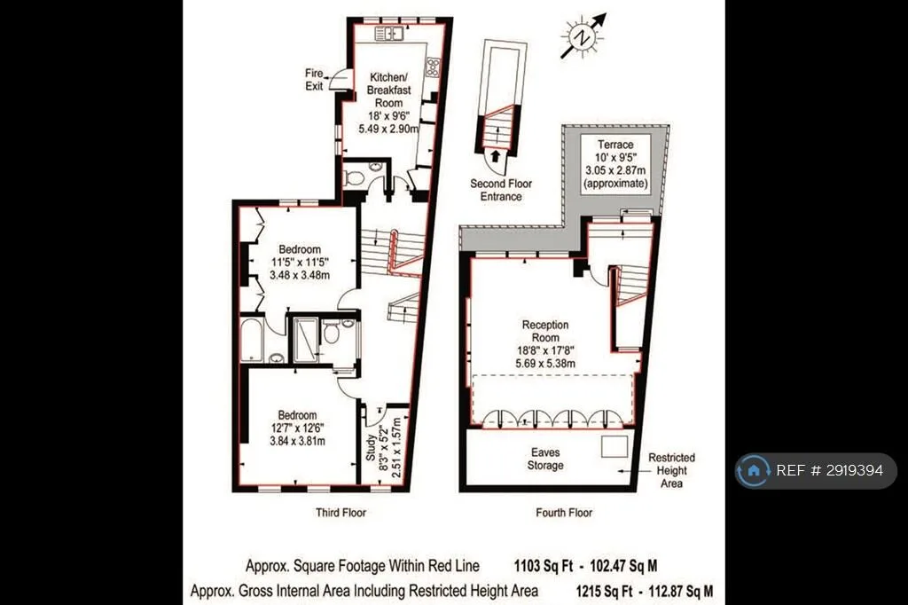 2 bedroom penthouse for rent